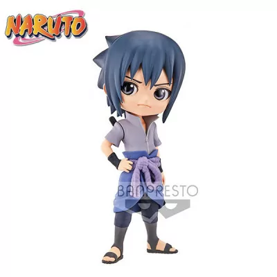 Banpresto - Figurine Naruto Shippuden Q Posket Uchiha Sasuke 14cm - W92 -