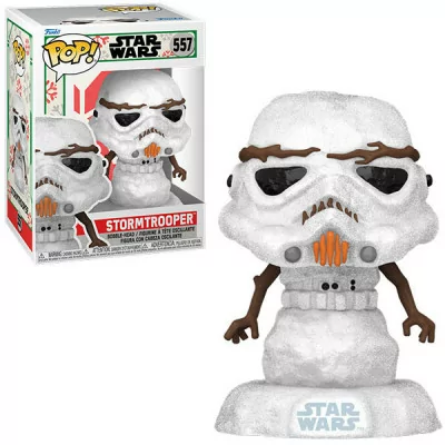 Funko - SW Star Wars Pop Holiday Snowman Stormtrooper -