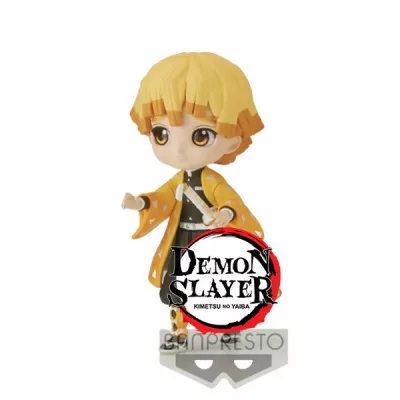 Banpresto - Figurine Demon Slayer Kimetsu No Yaiba Q Posket Petit Vol6 Zenitsu Agatsuma 7cm - W91 -