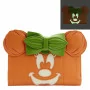 Loungefly - Disney Loungefly Portefeuille Glow Face Pumpkin Minnie -