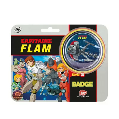 SP Collections - Capitaine Flam Badge Blister Cyberlabe 5,6cm -
