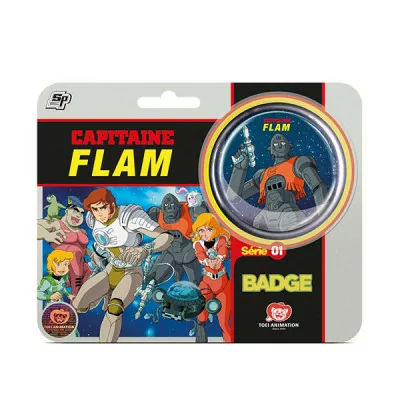 SP Collections - Capitaine Flam Badge Blister Crag 5,6cm -www.lsj-collector.fr