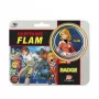 SP Collections - Capitaine Flam Badge Blister Johann 5,6cm -www.lsj-collector.fr