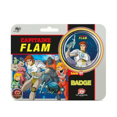 SP Collections - Capitaine Flam Badge Blister Curtis Newton 5,6cm -