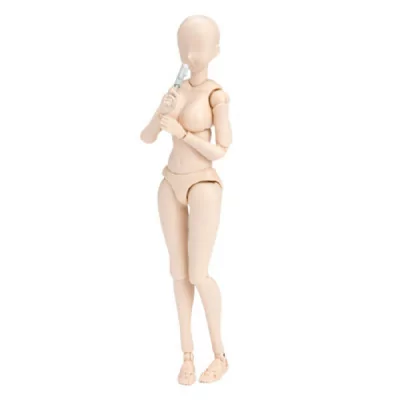 Bandai Tamashii - Figurine SH Figuarts Femme Wireframe Kentari Yabuki Pale Orange Body Chan 14cm -