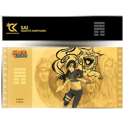 Cartoon Kingdom - Naruto Shippuden Golden Ticket Col.1 Sai Lot X10 -