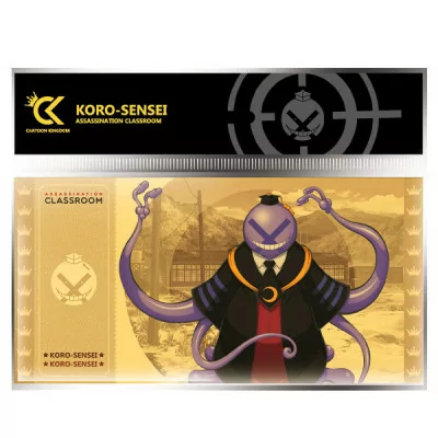 Cartoon Kingdom - Assassination Classroom Golden Ticket Col.1 Koro Sensei #7 Lot X10 -