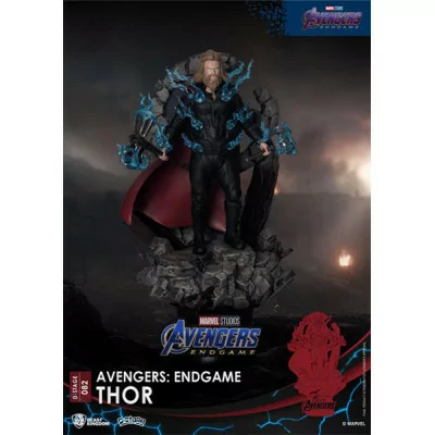 Beast Kingdom Toys - Figurine Marvel D-Stage Diorama Avengers Endgame Thor 16cm -
