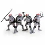 Loyal Subjects - Figurine TMNT Tortues Ninja Pack 4 BST AXN Battle Damaged 13cm -
