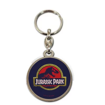 SD toys - Jurassic Park Porte Cle Metal Movie Logo -www.lsj-collector.fr