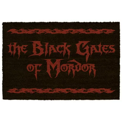 SD toys - LOTR Le Seigneur Des Anneaux Paillasson Black Gates Of Mordor 60X40cm -