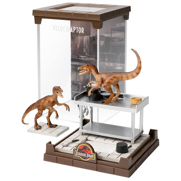 Figurine Jurassic Park Créature Diorama Velociraptors 18cm