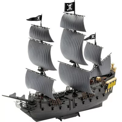 Revell - Pirates Des Caraibes Maquette Easy-Click 1/150 Black Pearl 26cm -www.lsj-collector.fr