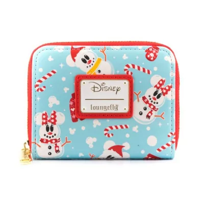 Loungefly - Disney Loungefly Portefeuille Seasonal Snowman Minnie Mickey -