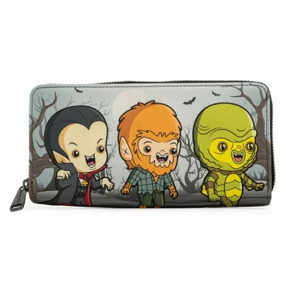 Loungefly - Horror Loungefly Portefeuille Universal Monsters Chibi Line -