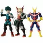 Bandai my hero academia anime heroes asst 6pcs 17cm - figurine articulee