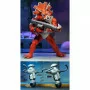 Neca - Figurine TMNT Tortues Ninja Cartoon 3-Pack Infantryman Triceraton & Roadkill Rod 18cm -