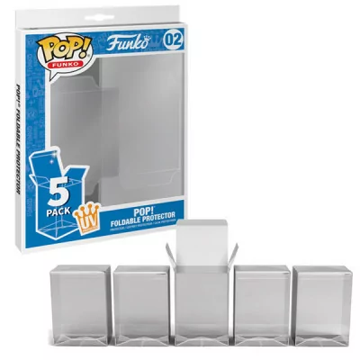 Funko - Pop Protector 5Pk Foldable Pop Protector -www.lsj-collector.fr