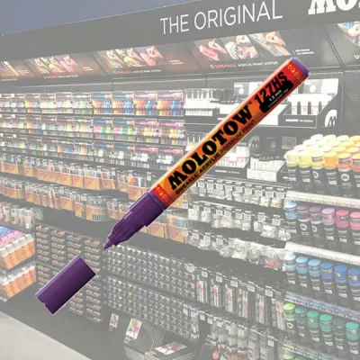 Molotow - Maquette Molotow Acrylic Marker One4All 1,5mm 042 Currant -