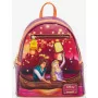 Loungefly Disney Tangled Raiponce et Flynn Boat Scene Mini sac à dos phosphorescent