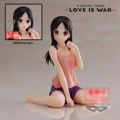 Banpresto - Figurine Kaguya Sama Love Is War Ultra Romantic Relax Time Kaguya Shinomiya 10cm-W103 -