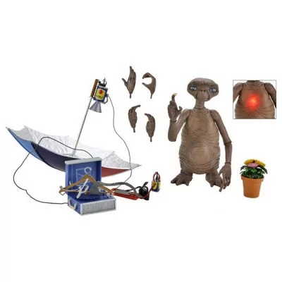 Neca - Figurine E.T. Ultimate Deluxe E.T, Led 40Th Anniv 12cm -www.lsj-collector.fr