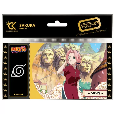 Cartoon Kingdom - Naruto Black Ticket Sakura X10 -www.lsj-collector.fr