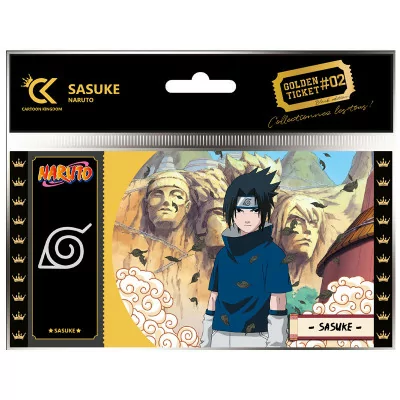 Cartoon Kingdom - Naruto Black Ticket Sasuke X10 -www.lsj-collector.fr