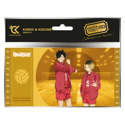 Cartoon Kingdom - Haikyu!! Golden Ticket Col01 Kuroo & Kozume Lot X10 -www.lsj-collector.fr