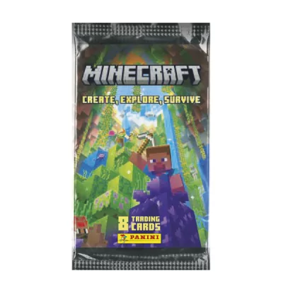 Panini - Minecraft Trading Cards Vol 3 Boite De 18 Pochettes -www.lsj-collector.fr