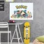 ROOMMATES - Pokemon Sticker Mural Geant Attrapez les Tous 91X63cm -