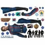 ROOMMATES - Marvel Sticker Mural Geant Guardians Of The Galaxy 3 Star-Lord 105X42cm -www.lsj-collector.fr