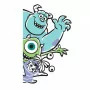 ROOMMATES - Disney Sticker Mural Geant Monsters Inc 87X53Cm -