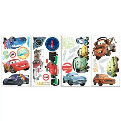 ROOMMATES - Disney Stickers Muraux Moyens Cars 2 30X13Cm -www.lsj-collector.fr