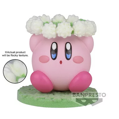 Banpresto - Figurine Kirby Fluffy Puffy Mine Play In The Flower B Kirby 3cm W100 -