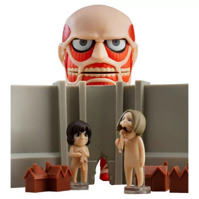 GOODSMILE - Figurine Attack On Titan Nendoroid Colossal Titan Renewal Set 10cm -