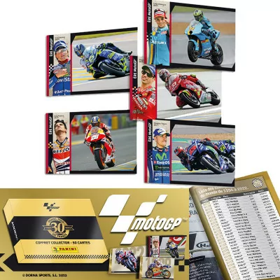 Panini - Moto Gp Le Mans Trading Cards Collector Box 50 Cartes -