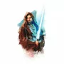 ROOMMATES - Star Wars Sticker Mural Geant Obi Wan Kenobi Painted 81X46cm -