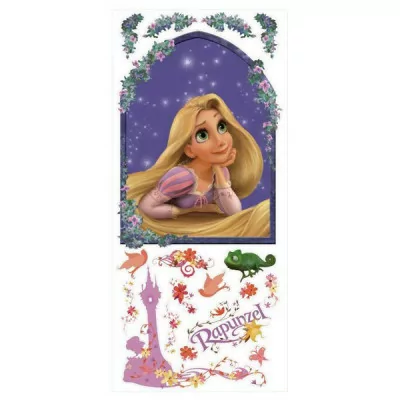ROOMMATES - Disney Stickers Muraux Moyens Tangled Rapunzel 46x101cm -www.lsj-collector.fr
