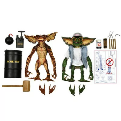 Neca - Figurine Gremlins 2 Ultimate 2-Pack Demolition 18cm -www.lsj-collector.fr