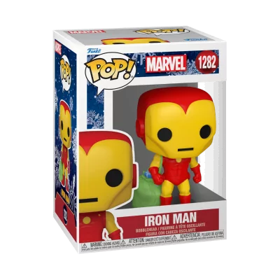 Funko - Pop Marvel Pop Holiday Iron Man W/Bag -www.lsj-collector.fr