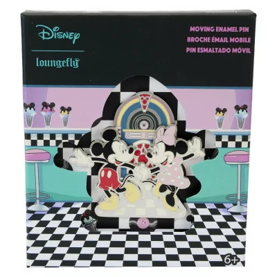 Loungefly Pin's disney minnie and mickey date night juke box 3" collector box pin !!PRECOMMANDE!! ARRIVAGE Janvier 2023