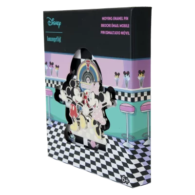 Loungefly Pin's disney minnie and mickey date night juke box 3" collector box pin !!PRECOMMANDE!! ARRIVAGE Janvier 2023