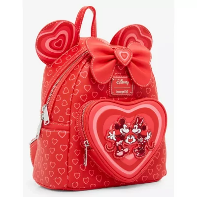 Loungefly Disney Minnie Hearts - Mini sac a dos - Import Janvier 2025