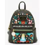 Loungefly Disney Alice au pays des merveilles Characters Floral sac à dos - import Mai