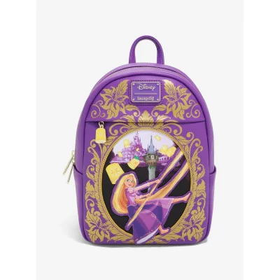 Loungefly Disney Raiponce Purple and Gold Lantern sac à dos