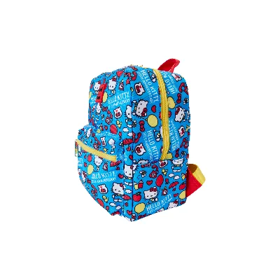 Hello Kitty Loungefly 50Th Anniv Mini Sac A Dos Classic Aop Nylon Square 