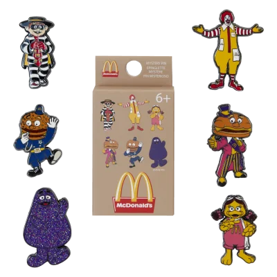 Mcdonalds Loungefly Mystery Box Pins Personnage Boite De 12Pcs 