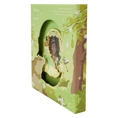 Loungefly disney collector box pin La princesse et la grenouille tiana lenticular - Précommande Mars