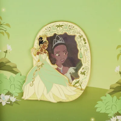 Disney Loungefly Collector Box Pin Princess And The Frog Tiana Lenticular 